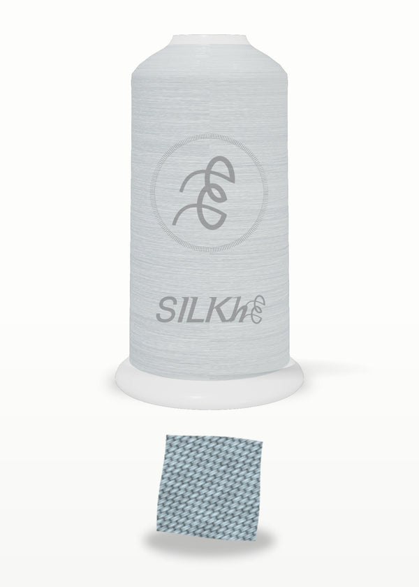 SILKhee 5505 Mist Blue polyester embroidery thread 40wt cone