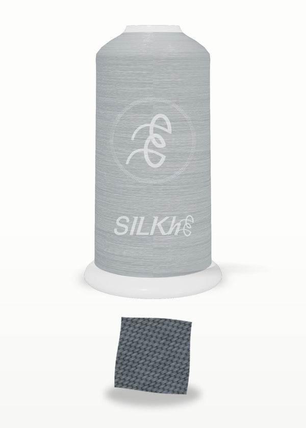 SILKhee 5508 Gunmetal polyester embroidery thread 40wt cone