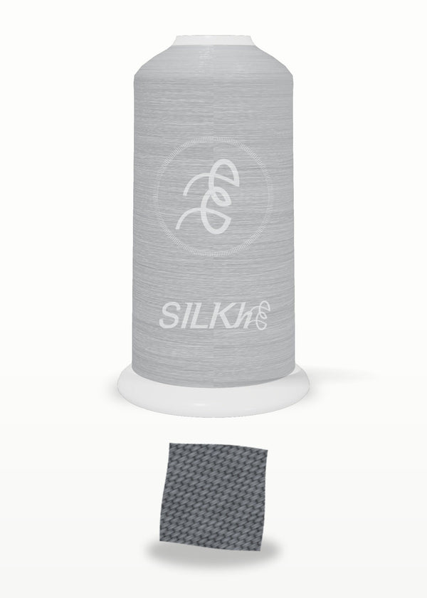 SILKhee 5509 Ash polyester embroidery thread 40wt cone