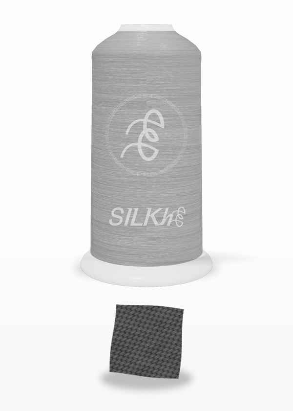 SILKhee 5511 Graphite polyester embroidery thread 40wt cone