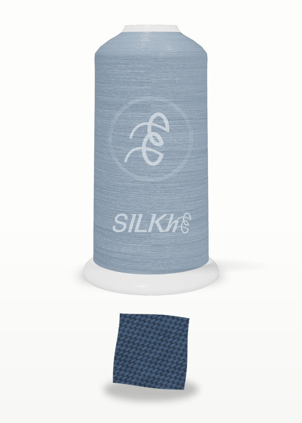 SILKhee 5520 Teal Shadow polyester embroidery thread 40wt cone