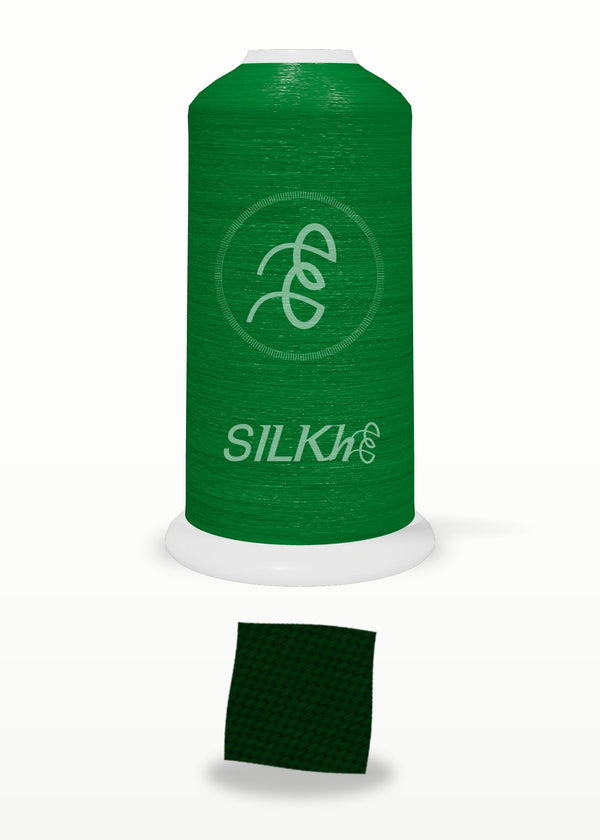 SILKhee 5526 Deep Sea Green polyester embroidery thread 40wt cone
