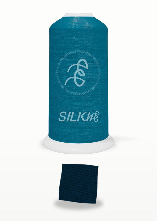 SILKhee 5530 Ocean Night polyester embroidery thread 40wt cone