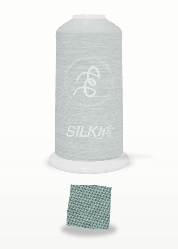 SILKhee 5536 Dusty Teal polyester embroidery thread 40wt cone