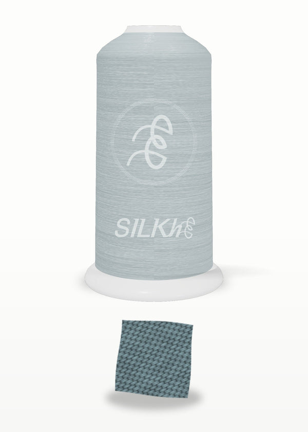 SILKhee 5537 Slate Blue Teal polyester embroidery thread 40wt cone
