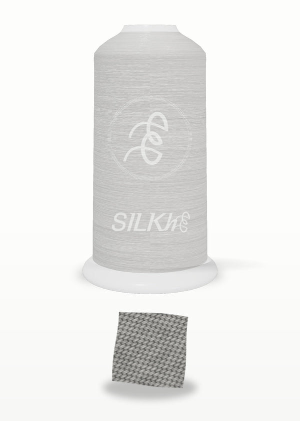SILKhee 5540 Light Pewter polyester embroidery thread 40wt cone