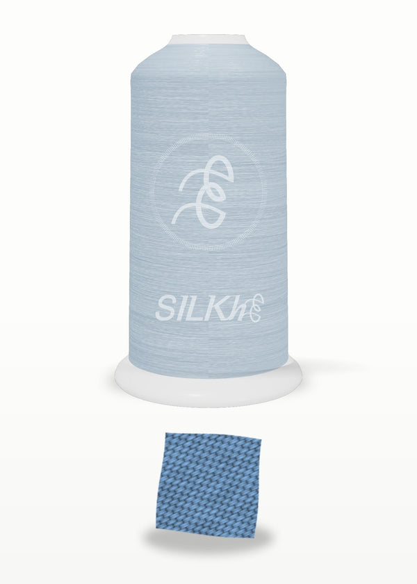 SILKhee 5564 Placid Periwinkle polyester embroidery thread 40wt cone