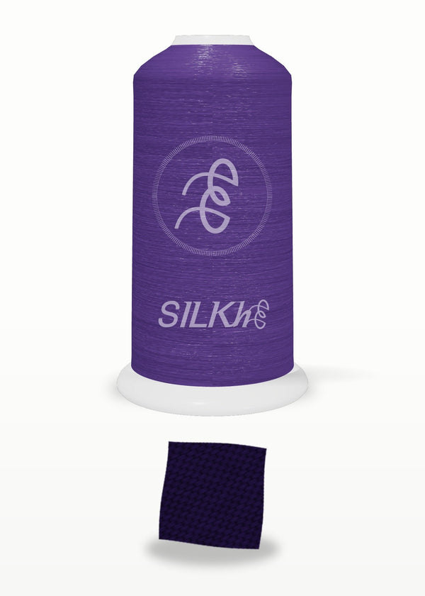 SILKhee 5566 Midnight Indigo polyester embroidery thread 40wt cone